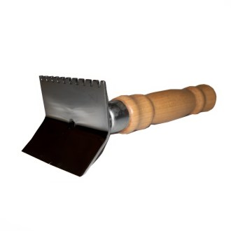 Škrabka na čistenie materských mriežok - nerez